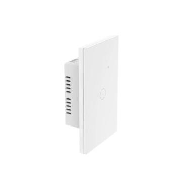 Imagem de Interruptor Inteligente 1 Botão Touch Wi-fi App Alexa Vidro - Evolut