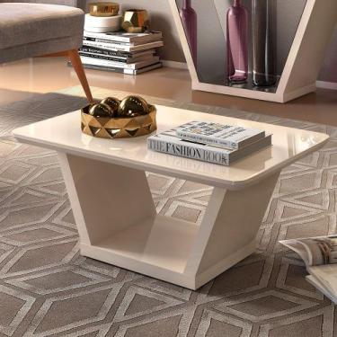 Imagem de Mesa de Centro Lotus Creme - D'Rossi - DRossi