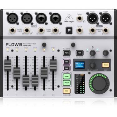 Imagem de Mesa de Som Digital com Bluetooth Behringer FLOW 8
