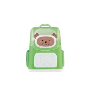 Imagem de Apontador Duplo Com Borracha Tris Mochila, Verde