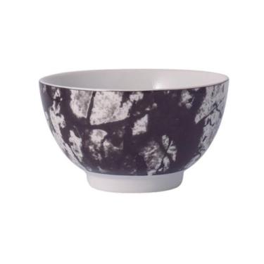 Imagem de Jogo 6 Bowls 500ml Schmidt - Dec. Ônix Negro Fosco