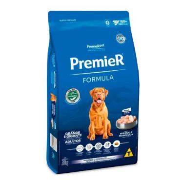 Imagem de Ração Premier Fórmula Cães Adultos G e Gigantes Frango e Mandioca 20kg
