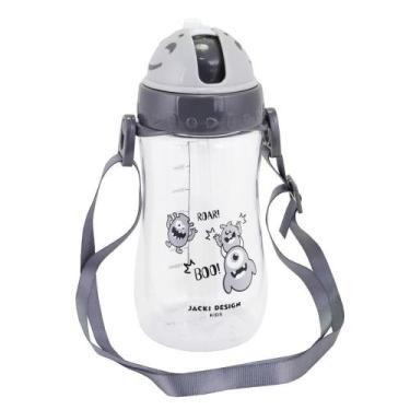 Imagem de Garrafa Infantil 460ml Squeeze- Jacki Design, monstro preto