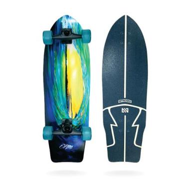 Imagem de SKATE SIMULADOR DE SURF NITROSK8 MODELO WAVE SUNSET - 31x10