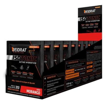 Imagem de Isotônico Display 20 sachês de 33g Reidrat, Morango