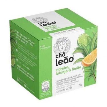 Imagem de Chá de capim cidreira laranja e limão - com 10 unidades - Leão Fuze