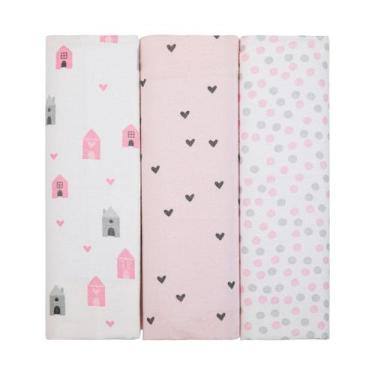 Imagem de CUEIRO FLANELADO MANTA CHARUTINHO SWADDLE GRANDE PAPI ESTAMPADO - KIT 