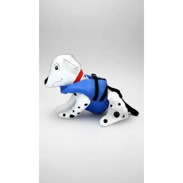 Imagem de Colete Salva Vidas Pet Cachorro Tamanho P Azul - Congratulations Store
