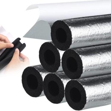Imagem de Espuma de isolamento de tubos Kingdder 7,8 pés x 1,5 cm autoadesiva