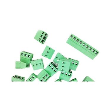 Imagem de 50/100 PCS KF 2P 3P Bloco De Terminais De Fio Com Parafuso Conector De