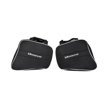 Imagem de Bolsa Interna Expansível Preta Para Bagagem De Motocicleta KAWASAKI Ni