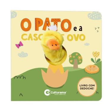 Imagem de Livro - Livro com dedoche - O pato e a casca de ovo