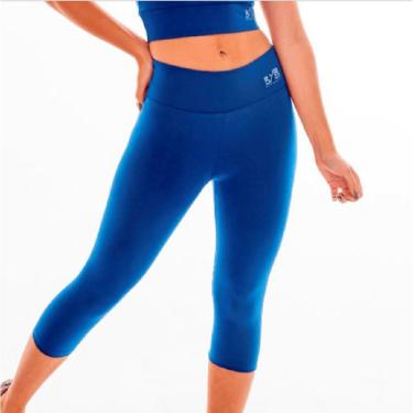Imagem de Calça legging GG corsário fitness academia BYG Ring Azul