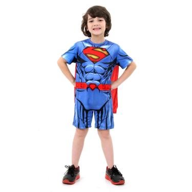 Imagem de Fantasia Super Homem Curto Infantil - DC - Original G