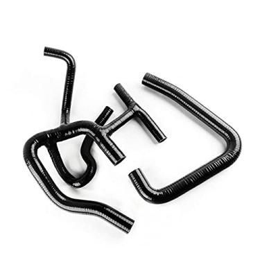 Imagem de LUXERAD Mangueira de radiador de silicone de desempenho de 3 camadas 4,5 mm para AUSTIN/ROVER MINI COOPER S MPI 1275/1.3L 1997-2001 (preta)