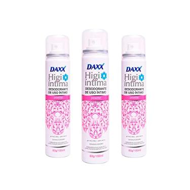 Imagem de Desodorante Íntimo Daxx Higi Íntima Powder Aerosol pH Neutro Jato Seco com 100ml (Kit com 3)