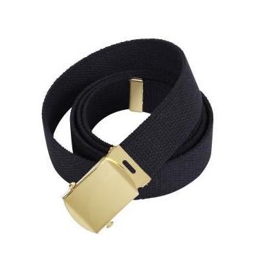 Imagem de Cintos de teia militar (162 cm, preto - dourado)