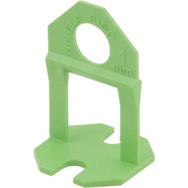 Imagem de Nivelador Piso Verde 1,00Mm Com 100 Peças - Vonder
