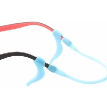 Imagem de Cordão Suporte Orelha Óculos Criança Infantil Silicone Azul