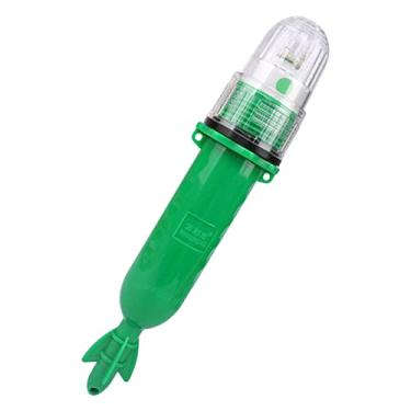 Imagem de FAKEME Bóias de luz de navegação para barcos flutuadores operados por bateria luzes LED utilitárias para caiaque, barcos de pesca, pontão peixes atraem lâmpada, verde