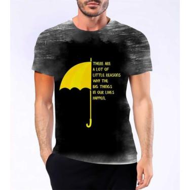 Imagem de Camiseta Camisa How I Met Your Mother Umbrella Yellow Hd 8 - Estilo Kr
