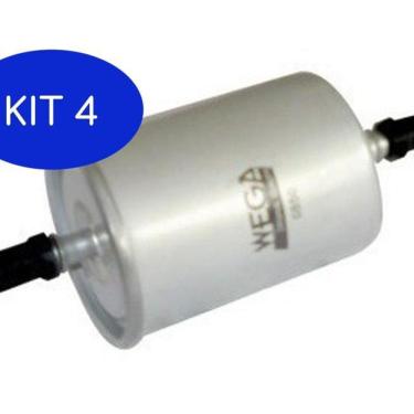 Imagem de Kit 4 Filtro De Combustível Peugeot 508 1.6 Thp Gasolina 12
