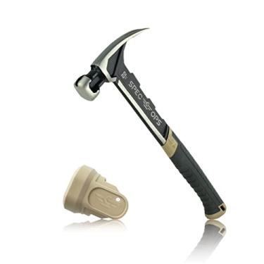 Imagem de Spec Ops Martelo de enquadramento Tools, 623 g, garra rasgada, rosto liso, tampa de martelo macio, aderência de absorção de choque, 3% doado a veteranos
