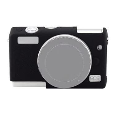 Imagem de HONGYAN capa da câmera Case de proteção de silicone suave para Canon EOS M200 acessórios para câmera