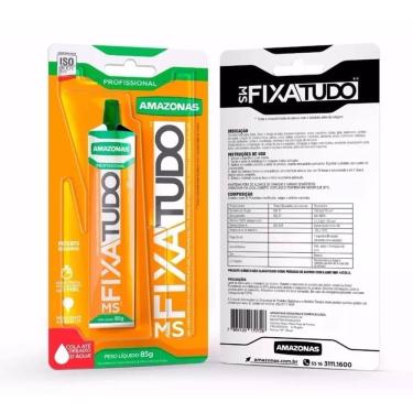 Imagem de Cola Fixa Tudo MS Profissional Amazonas Bisnaga 85g Amazonas