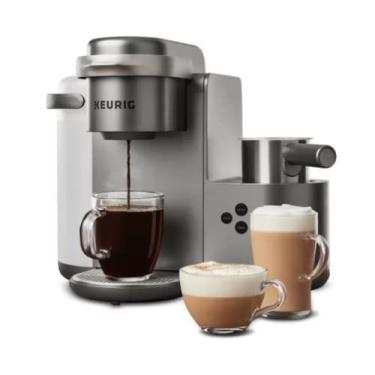 Imagem de Keurig K-Cafe C Single Serve K-Cup Pod C Latte and Cappuccino, 12, níquel