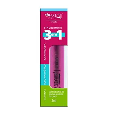 Imagem de Max Love Lip Volumoso 3 em 1 - Gloss Labial Efeito Plumping, Alto Brilho, Batom, Maquiagem - Cor 308