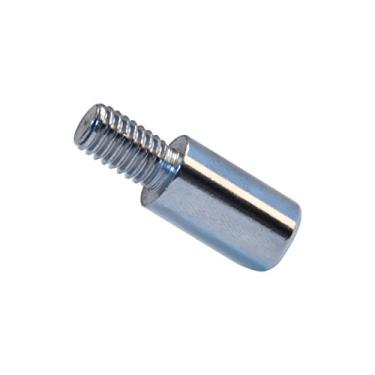 Imagem de MOOKEENONE Pacote com 2 extensores de eixo joystick cromado de 9 mm para joystick SANWA