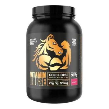 Imagem de Gold Horse Whey Protein Wpc Wpi 907G - Vitamin Horse