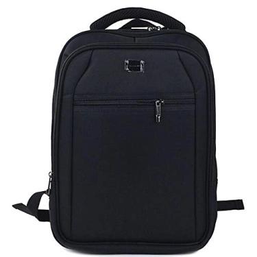 Imagem de Polo King Mochila Executiva para Notebook, Casca Macia, Preta, Unica, com 2 Bolsos Frontais de Ziper, Ajustavel e Waterproof