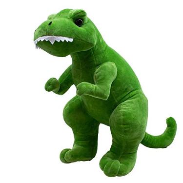 Imagem de Dinossauro Tiranossauro Rex Verde 35cm - Pelúcia