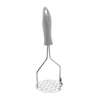 Imagem de Amassador de Batatas de Aço Inox Cinza 24,5cm x 8cm - Lyor