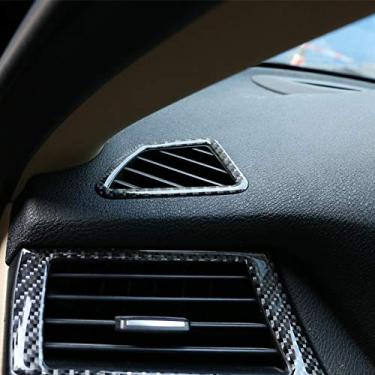 Imagem de JIERS Para BMW X5 E70 X6 E71 2008-2013, acessórios adesivos de acabamento de moldura de ventilação para painel de ar condicionado