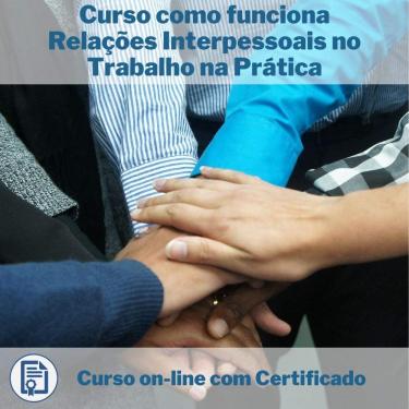 Imagem de Curso Online em videoaula de como funciona Relações Interpessoais no Trabalho na Prática com Certificado + 2 brindes