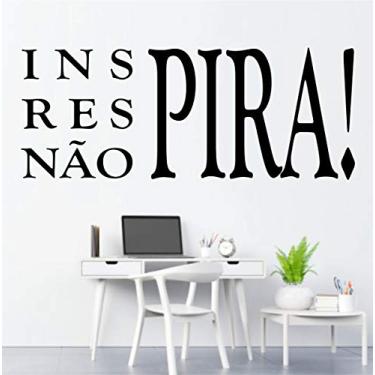 Imagem de Adesivo de Parede Frase mod27 Inspira tamanho 50cmx120cm