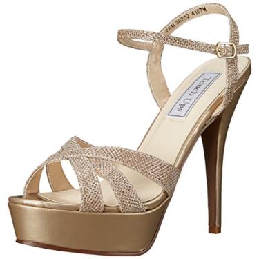 Imagem de Touch Ups Sandália plataforma feminina Cori, Champagne Shimmer, 40