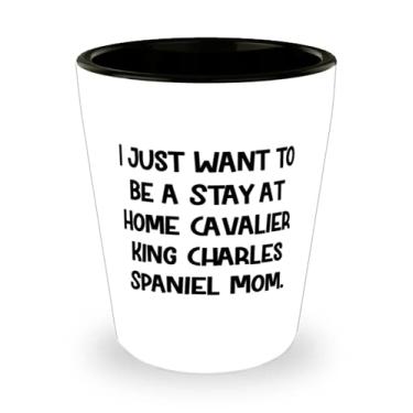Imagem de I Just Want to Be a. Cavalier King Charles Spaniel, copo de cerâmica para amigos