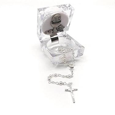 Imagem de Lembrança Primeira Eucaristia Acrilico Com Terço