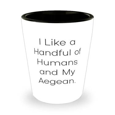 Imagem de Epic Egean Cat s, I Like a Handful of Humans and My Eegean, copo de aniversário para gato egean