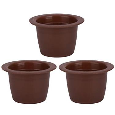 Imagem de 【 】 Filtro de café, material de grau alimentício, descoberto, grande capacidade, marrom para home office, cafés, a maioria das máquinas de café