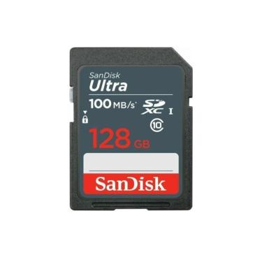 Imagem de Cartão De Memória Sd Sandisk 128Gb Ultra Sdxc Uhs-I 100Mb/S