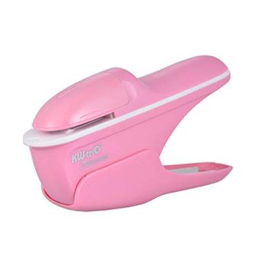 Imagem de CIADAZ Mini grampeador seguro portátil sem grampos sem grampos sem grampos capacidade de 7 folhas para encadernação de papel loja comercial comercial escritório escolar