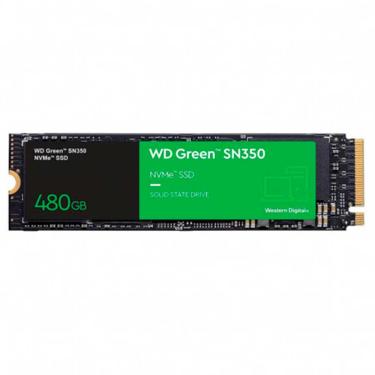 Imagem de SSD 480GB M.2 Wester Digital SN350 Green WDS480G2G0C - Preto e Verde