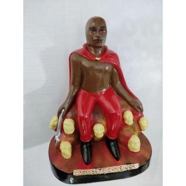 Imagem de Imagem Exu 7 Caveiras Escultura Gesso Estatua 20 Cm