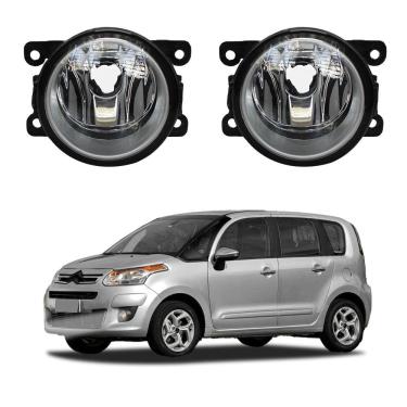 Imagem de Kit Farol de Milha para C3 Picasso 2013 2014 2015 Auxiliar Neblina