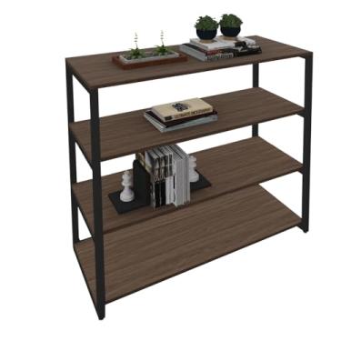 Imagem de Estante para Escritório Marelli Frame Carvalho 100x40cm